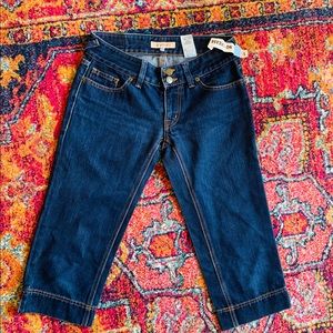 See By Chloe 27 denim jeans cropped wide legs